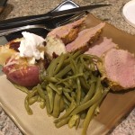Glazed Pork Tenderloin with Smashed Potatoes