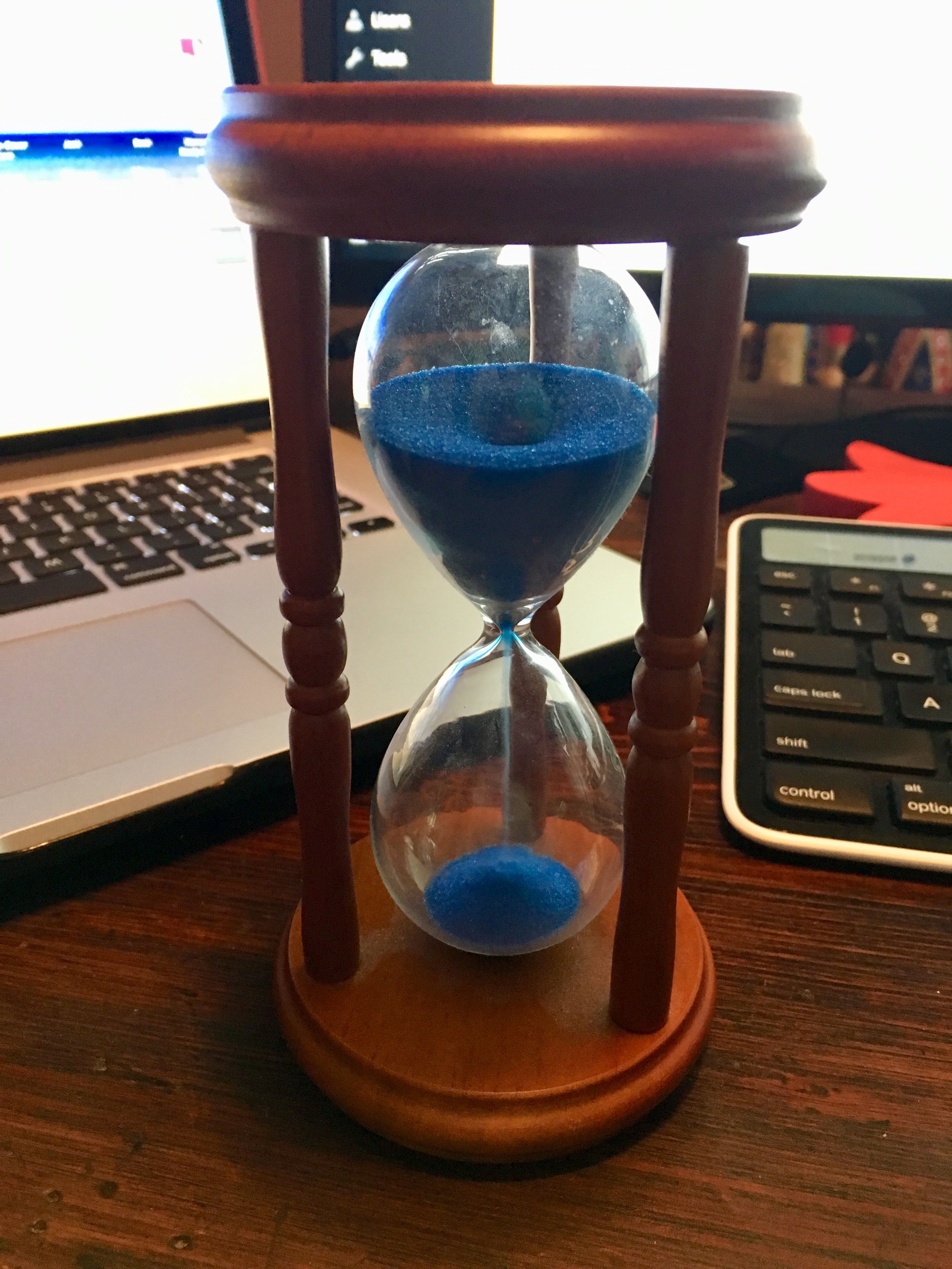 Like Sands though the hourglass